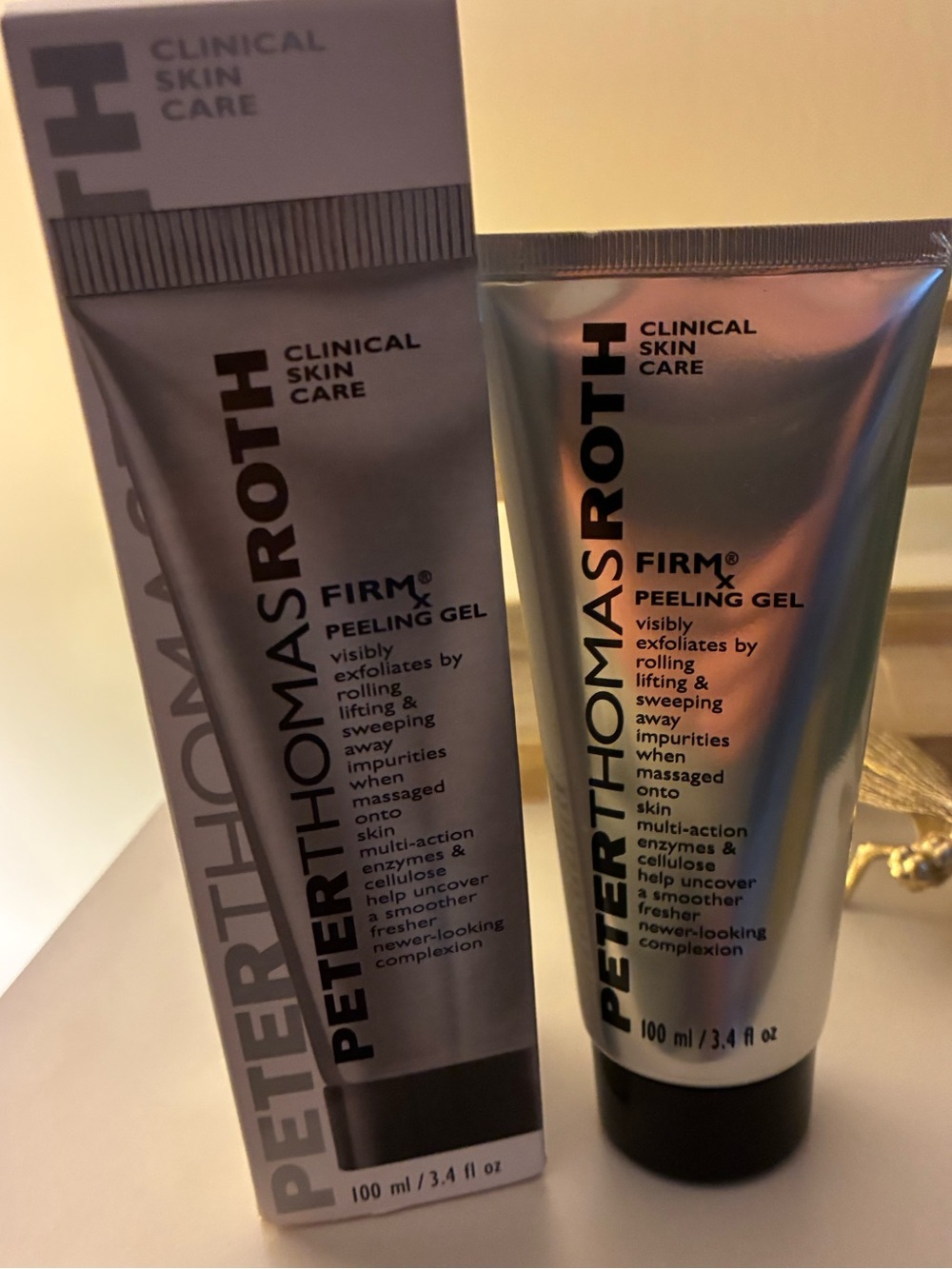 NEW Peter Thomas Roth FIRMx Exfoliating Peeling Gel 3.4oz Full Size NIB Sealed